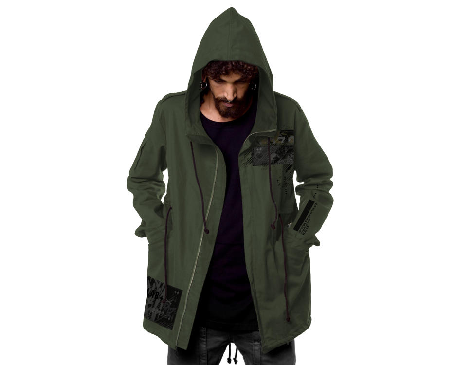 men dark green alternative hoodie